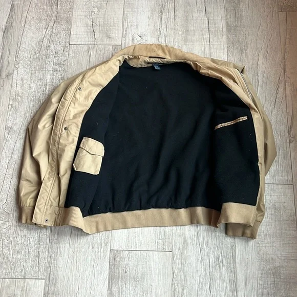 Polo Ralph Lauren Men's‎ Tan and Cream Jacket Size Large